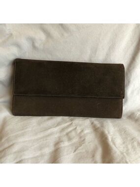 𝅺paragon vintage leather clutch